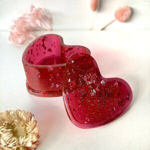 small handmade resin trinket jewelry box